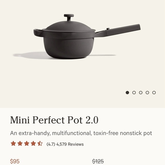 Our Place Other - Our Place Mini Perfect Pot 2.0 Color Char